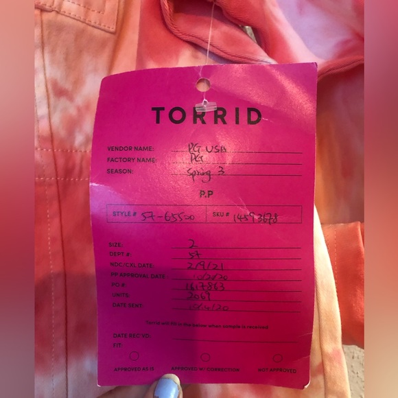 Torrid Tie Dye Anorak Jacket - Picture 4 of 10